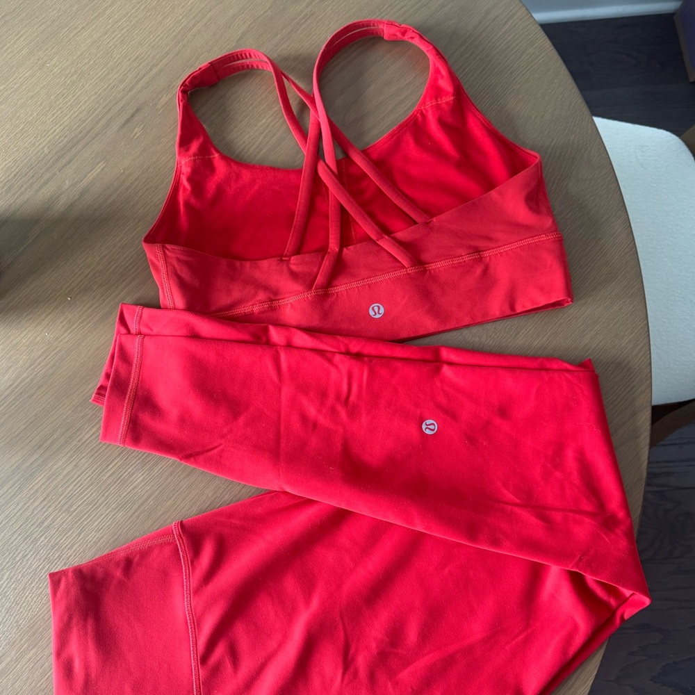 Red Lululemon Set